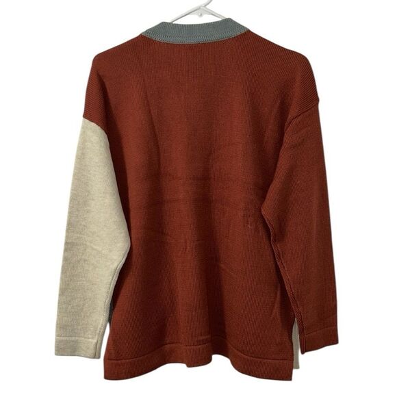 Knot sisters Color Block Oversized Cardigan(Size Small) - Picture 4 of 8